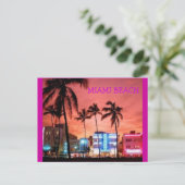 Miami Beach, Florida Postkarte (Stehend Vorderseite)