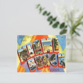 Miami Beach Florida Postkarte (Stehend Vorderseite)