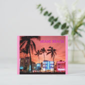 Miami Beach, Florida Postkarte (Stehend Vorderseite)
