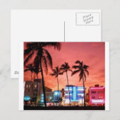 Miami Beach, Florida Postkarte (Vorne/Hinten)