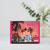 Miami Beach, Florida Postkarte (Stehend Vorderseite)