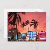 Miami Beach, Florida Postkarte (Vorne/Hinten)