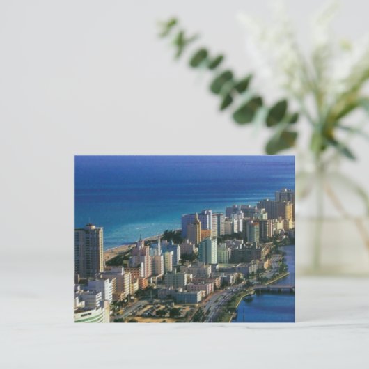 MIAMI BEACH FLORIDA POSTKARTE (Stehend Vorderseite)