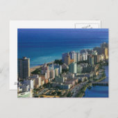 MIAMI BEACH FLORIDA POSTKARTE (Vorne/Hinten)
