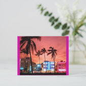 Miami Beach, Florida Postkarte (Stehend Vorderseite)