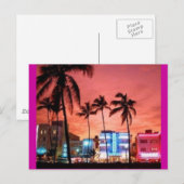 Miami Beach, Florida Postkarte (Vorne/Hinten)