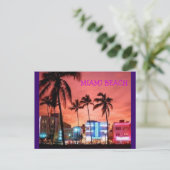 Miami Beach, Florida Postkarte (Stehend Vorderseite)