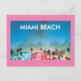 MIAMI BEACH FLORIDA POSTKARTE