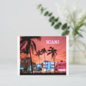 Miami Beach, Florida Postkarte (Stehend Vorderseite)