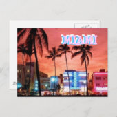 Miami Beach, Florida Postkarte (Vorne/Hinten)