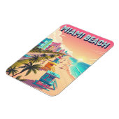 Miami Beach Florida Reise Magnet (Linke Seite)