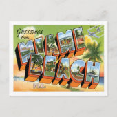 Miami Beach Florida Reisen in die USA Postkarte (Vorderseite)
