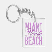 Miami Beach Florida Schlüsselanhänger (Vorderseite links)