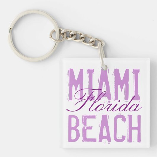 Miami Beach Florida Schlüsselanhänger (Vorderseite)