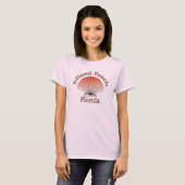 Miami Beach Florida Seashell T - Shirt (Vorne ganz)