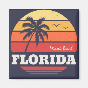 Miami Beach Florida-Shirt Magnet