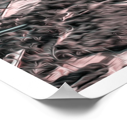 MIAMI BEACH FLORIDA - SÜDSTRAND POSTER (Ecke)