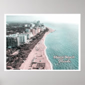 MIAMI BEACH FLORIDA - SÜDSTRAND POSTER (Vorne)