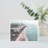 MIAMI BEACH FLORIDA - SÜDSTRAND POSTKARTE (Stehend Vorderseite)
