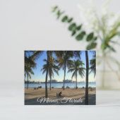 Miami Beach Florida, Sunset Postcard Postkarte (Stehend Vorderseite)