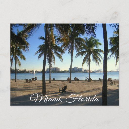 Miami Beach Florida, Sunset Postcard Postkarte (Vorderseite)
