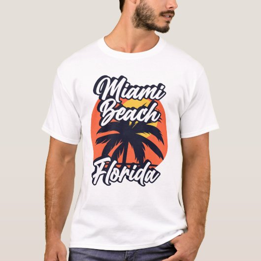 Miami Beach, Florida T-Shirt (Vorderseite)