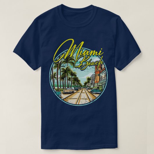 Miami Beach Florida T-Shirt (Design vorne)