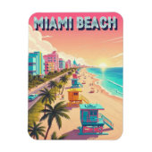 Miami Beach Florida Travel Magnet (Vertikal)