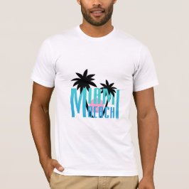Miami Beach, Florida, Typografie Cool T-Shirt