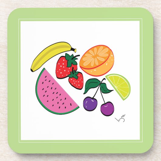 Miami Beach, Florida Umbrella Cool Getränkeuntersetzer (Vorderseite)