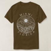Miami Beach Florida Urlaub Ozean Retro Souvenir T-Shirt (Design vorne)