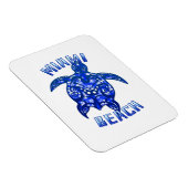 Miami Beach Florida Vacation Tribal Turtle Magnet (Rechte Seite)