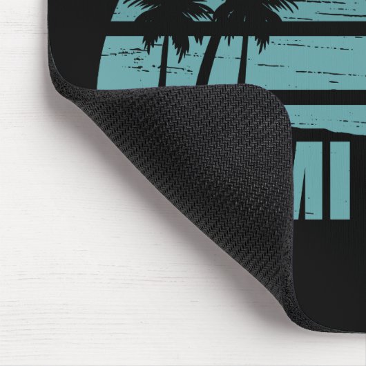 Miami Beach Florida Vintag Mousepad (Ecke)