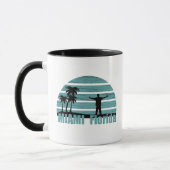 Miami Beach Florida Vintag Tasse (Links)