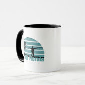 Miami Beach Florida Vintag Tasse (Vorderseite Links)