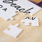 Miami Beach Florida Vintage Aquarellbahn Puzzle (Seite)