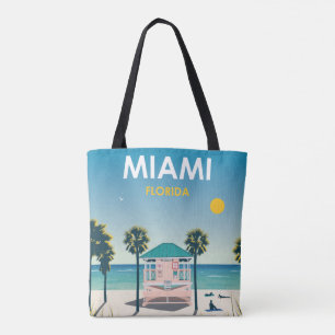 Miami Beach Florida Vintage Reisetasche Tasche