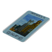 Miami Beach Florida Vintage Travel Poster Magnet (Linke Seite)