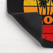 Miami Beach Florida Vintager Sonnenuntergang Mousepad (Ecke)