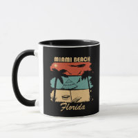 Miami Beach Florida Vintager Sonnenuntergang