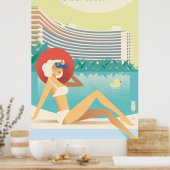 Miami Beach | Fontainbleau Poster (Küche)