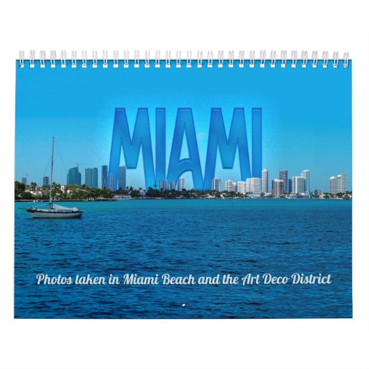 Miami Beach Foto Calendar Kalender (Titelbild)