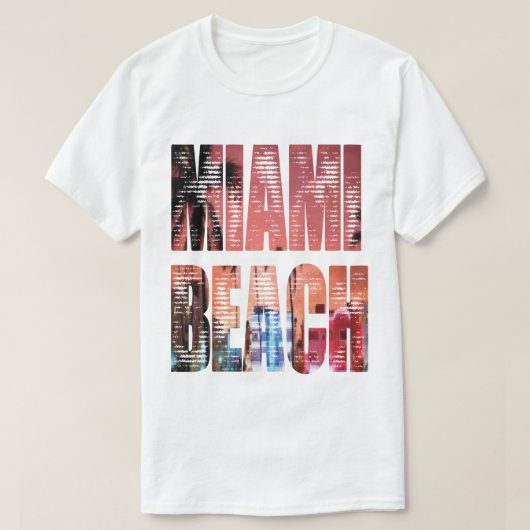 miami beach fun T-Shirt (Design vorne)