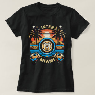 Miami Beach Futbol Vibes: Feiern Inter Miami FC T-Shirt