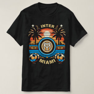 Miami Beach Futbol Vibes: Feiern Inter Miami FC T-Shirt