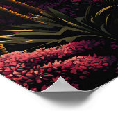 Miami Beach Garden Villa aus den 50er Jahren Poster (Ecke)