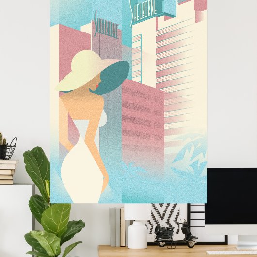 Miami Beach | Geländet Poster (Heimbüro)