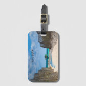 "Miami Beach" Gepäckmarke Gepäckanhänger (Vorderseite Vertikal)