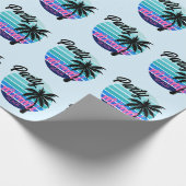 Miami Beach Geschenkpapier (Ecke)