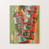 Miami Beach Greeting Puzzle (Vertikal)
